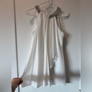 Flowy White Tunic Top